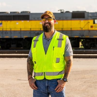 Jimmy Hill trainmaster at U.S. Sugar