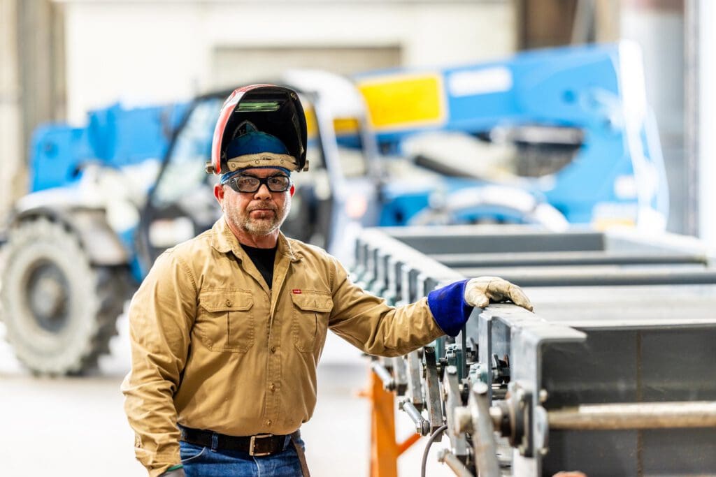 U.S.Sugar employee in refinery