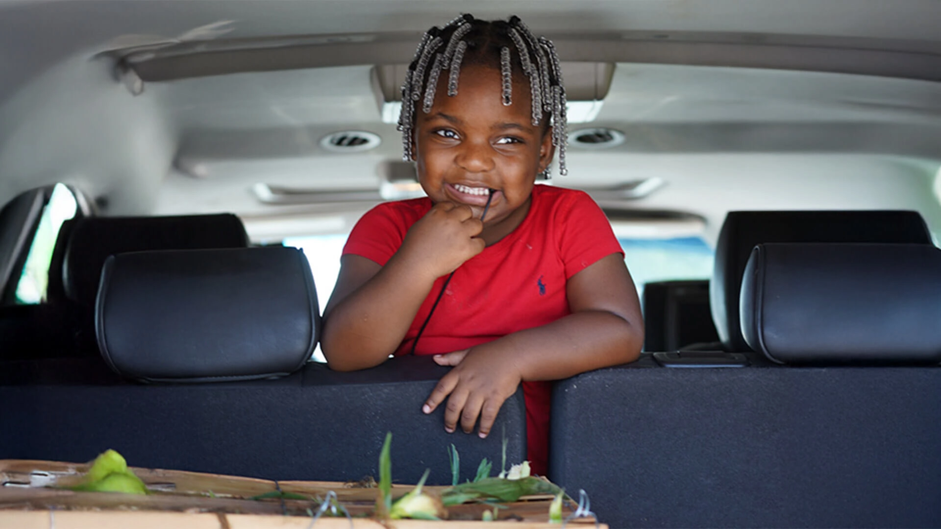 Child in car