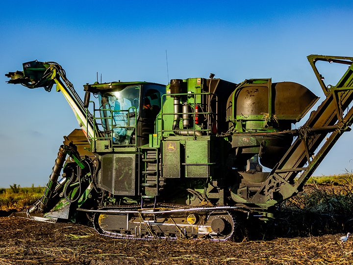 Smart farm equipment used by U.S. Sugar to support sustainable precision agriculture in large-scale farming operations